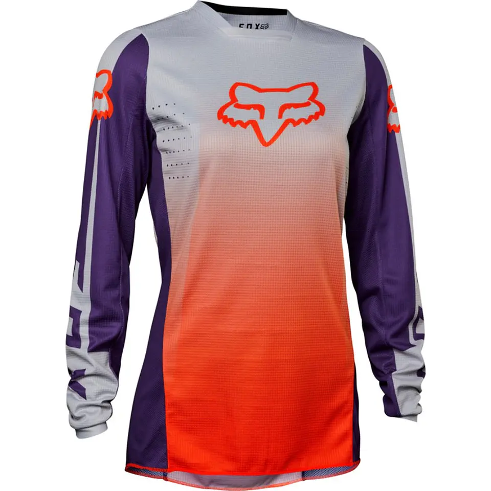 JERSEY FOX MUJER 180 LEED NARANJO/MORADO 1