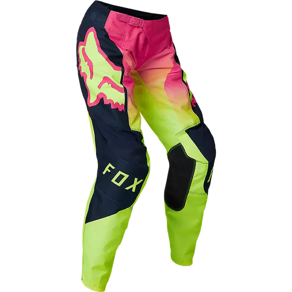 PANTALON FOX MUJER 180 LEED AMARILLO/ROSADO 1