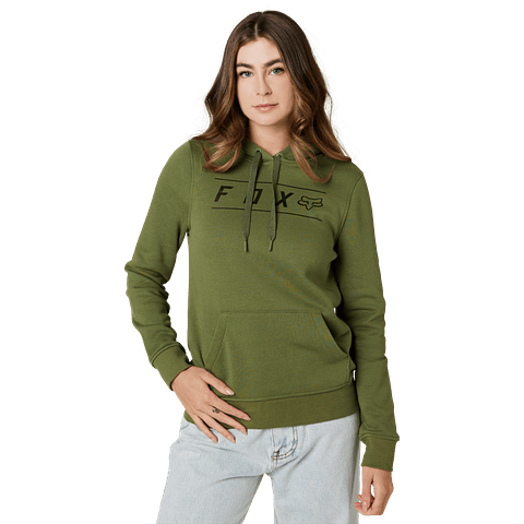 POLERON FOX MUJER PINNACLE VERDE