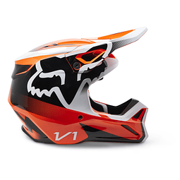 CASCO FOX V1 NIÑO LEED NARANJO