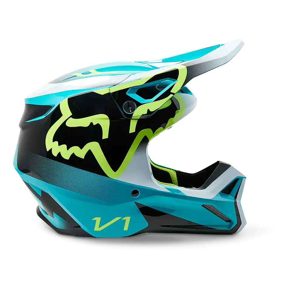 CASCO FOX V1 NIÑO LEED TEAL 1