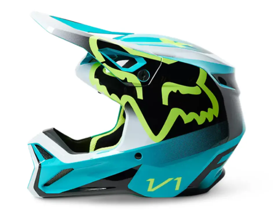 CASCO FOX V1 NIÑO LEED TEAL 2