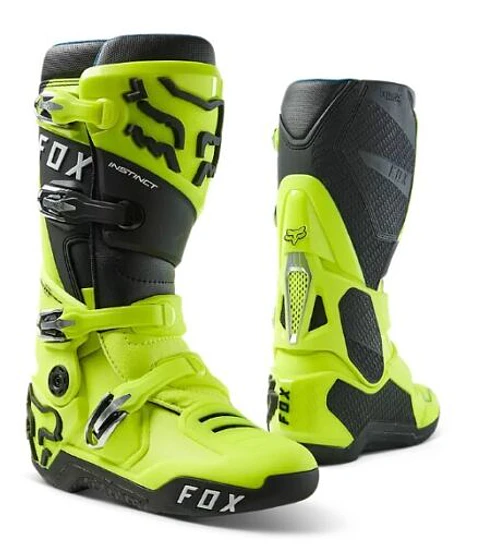 BOTA FOX INSTINCT 2.0 AMARILLO FLUOR