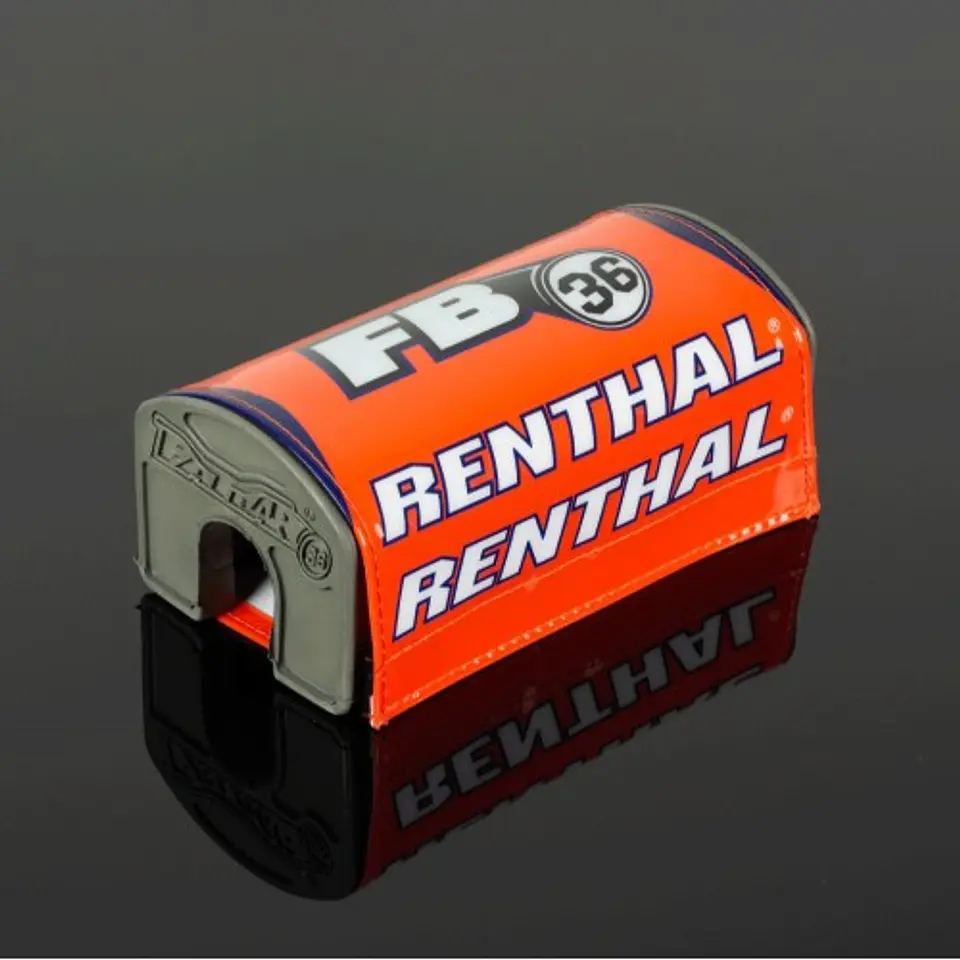 CUBRE MANUBRIO RENTHAL NARANJO/AZUL FATBAR 36 1