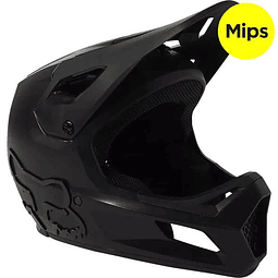 CASCO FOX RAMPAGE NEGRO MATTE 