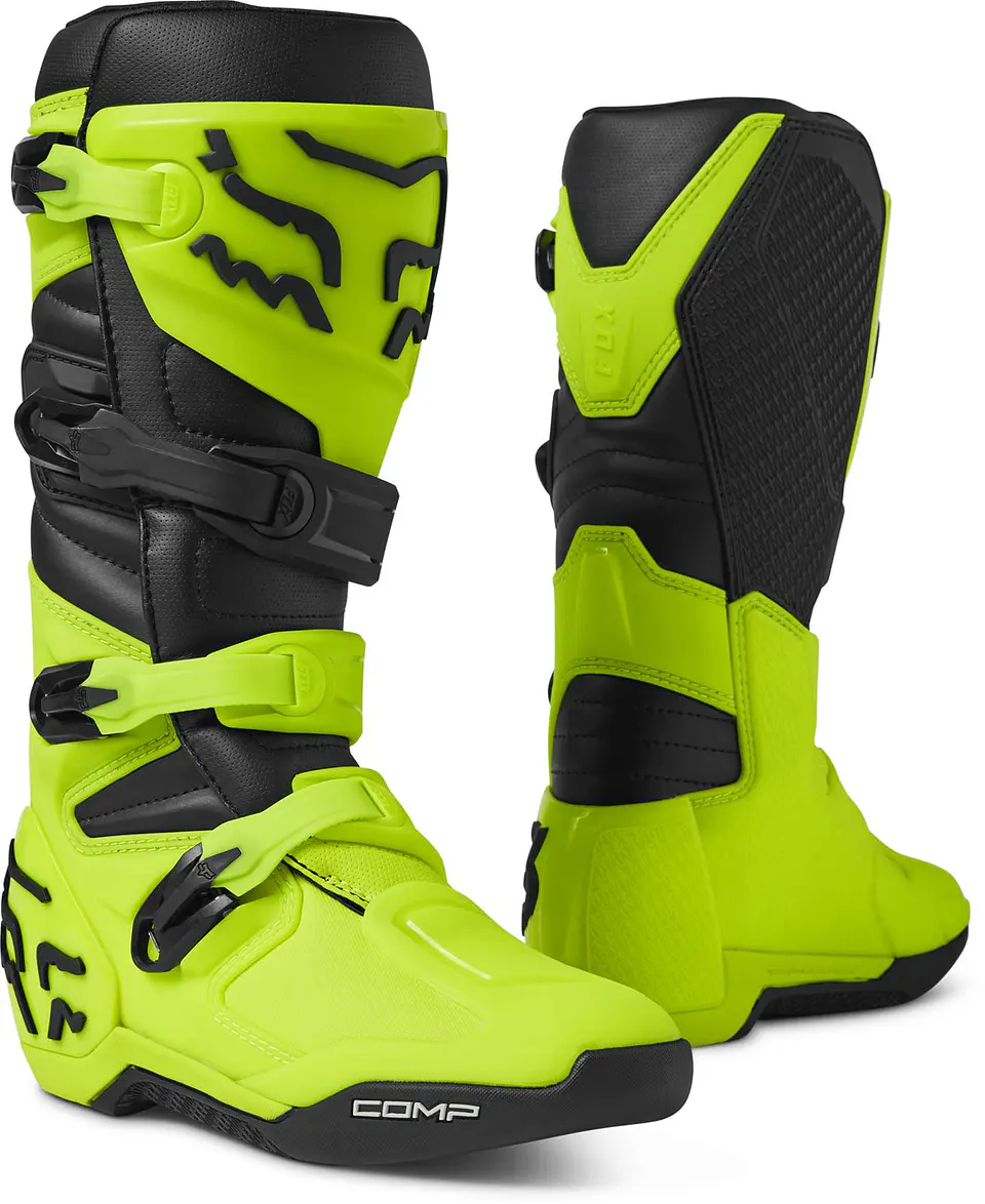 BOTA FOX COMP AMARILLO FLUOR  1