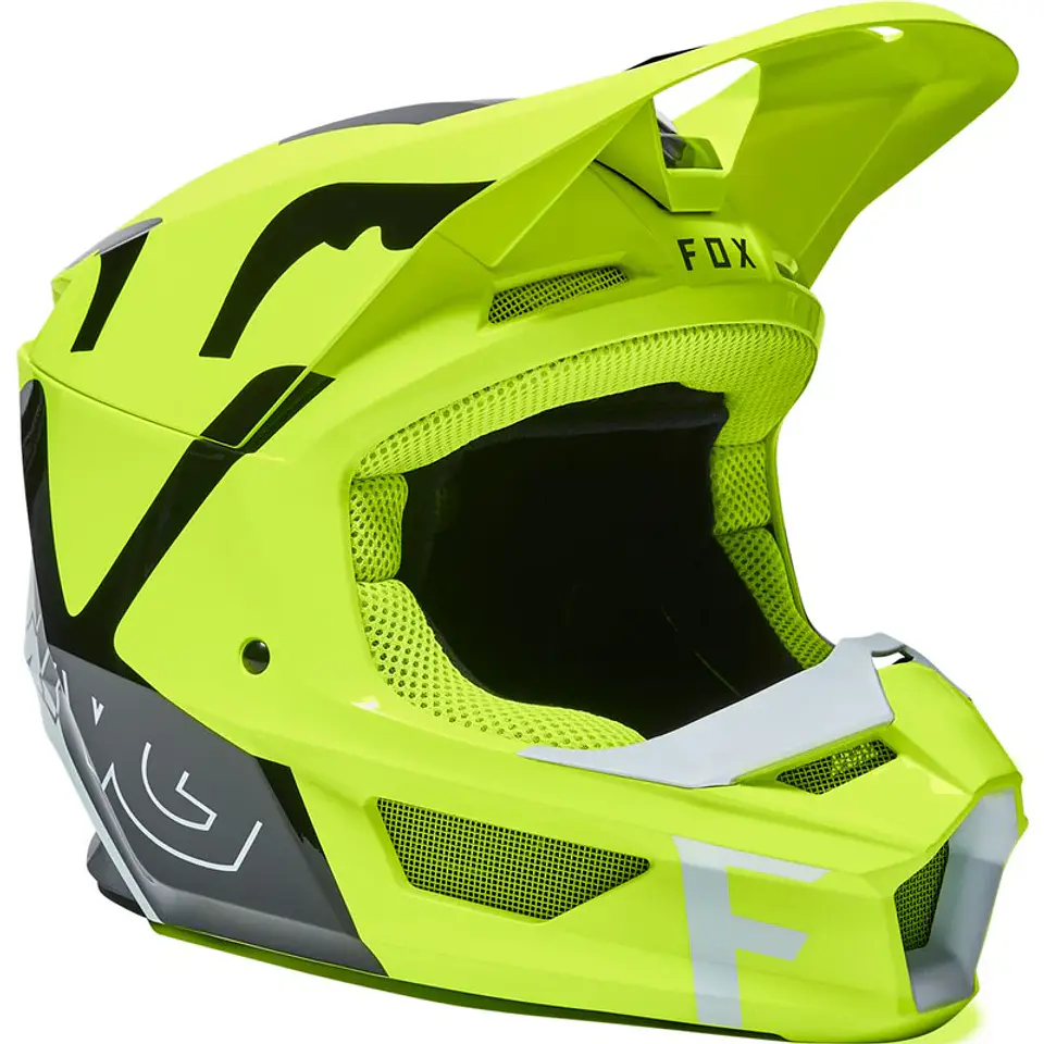 CASCO FOX V1 SKEW AMARILLO FLUOR  1