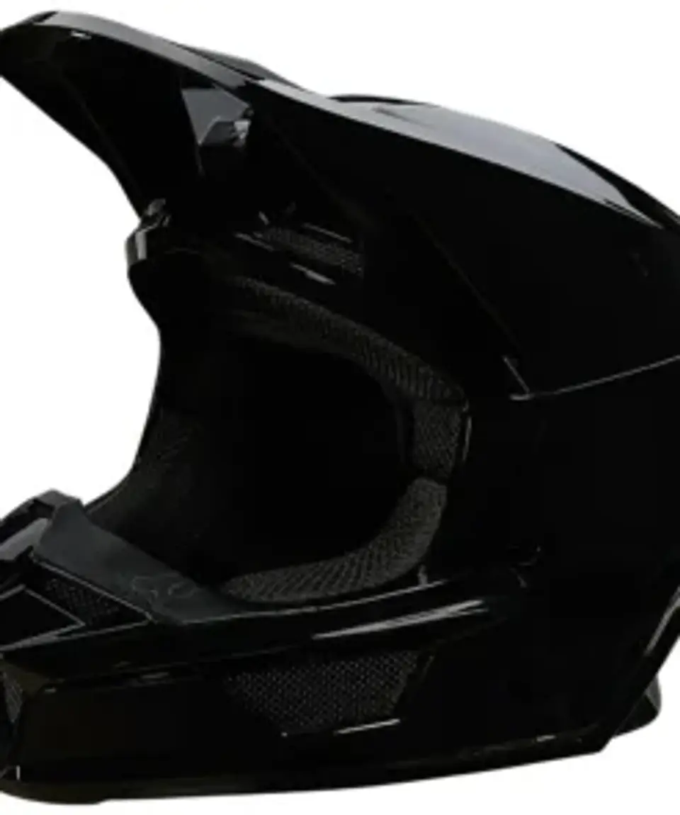 CASCO FOX V1 PLAIC NEGRO  1