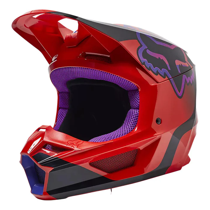CASCO FOX V1 VENZ ROJO