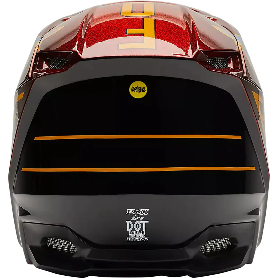 CASCO FOX V1 CNTRO NARANJO  2