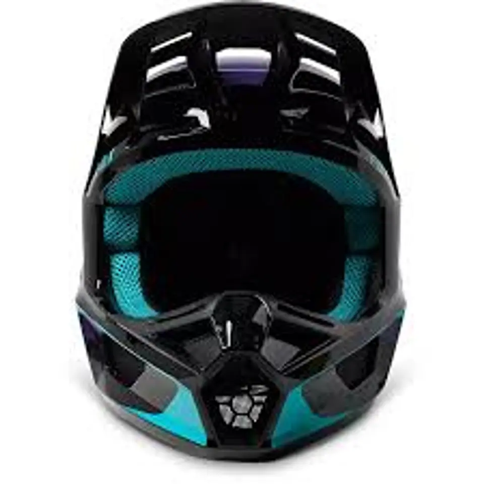 CASCO FOX V2 VIZEN NEGRO/MORADO 4