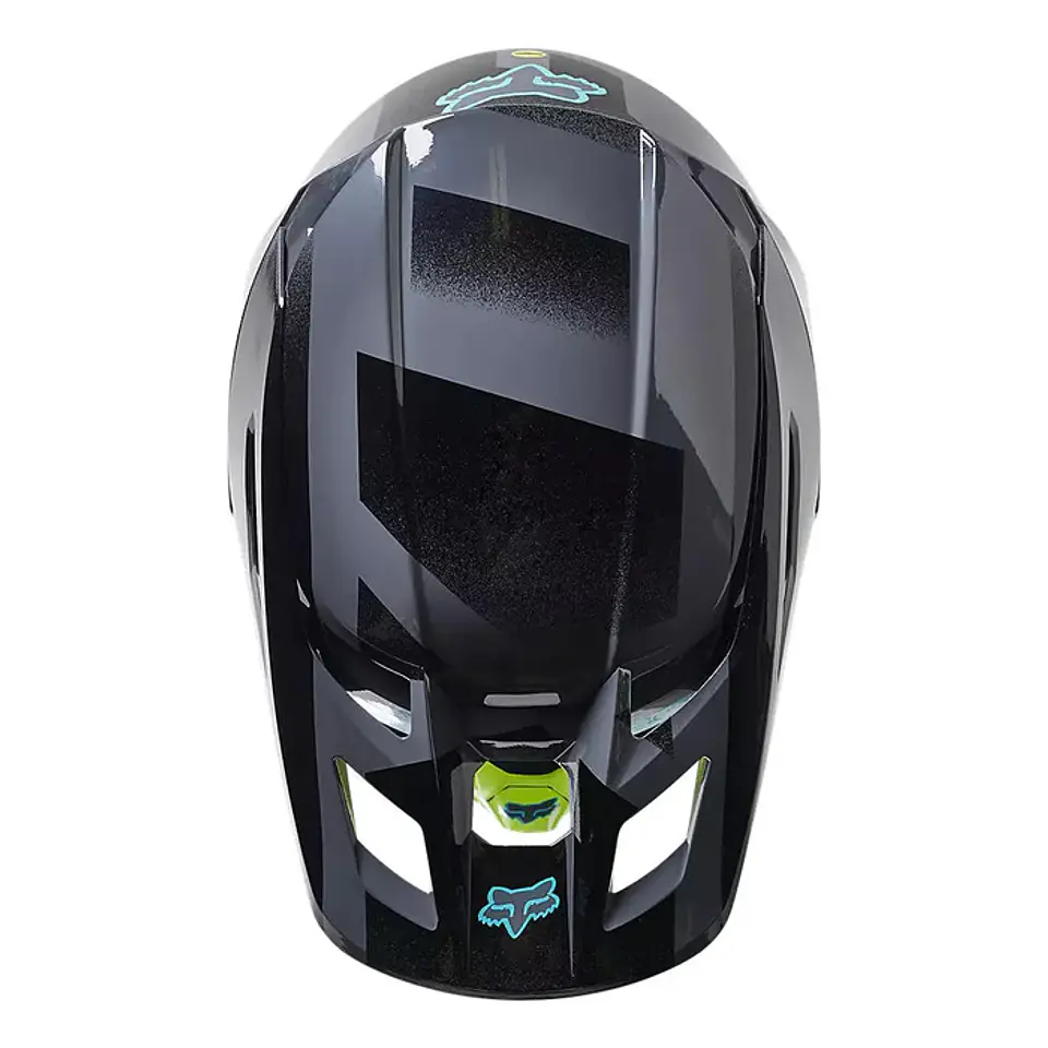 CASCO FOX V2 RKANE NEGRO AMARILLO 3
