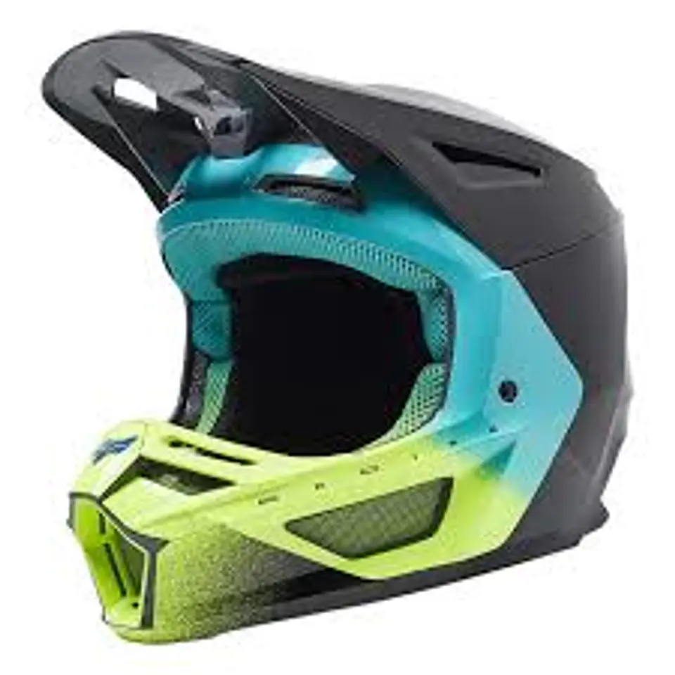 CASCO FOX V2 RKANE NEGRO AMARILLO 1