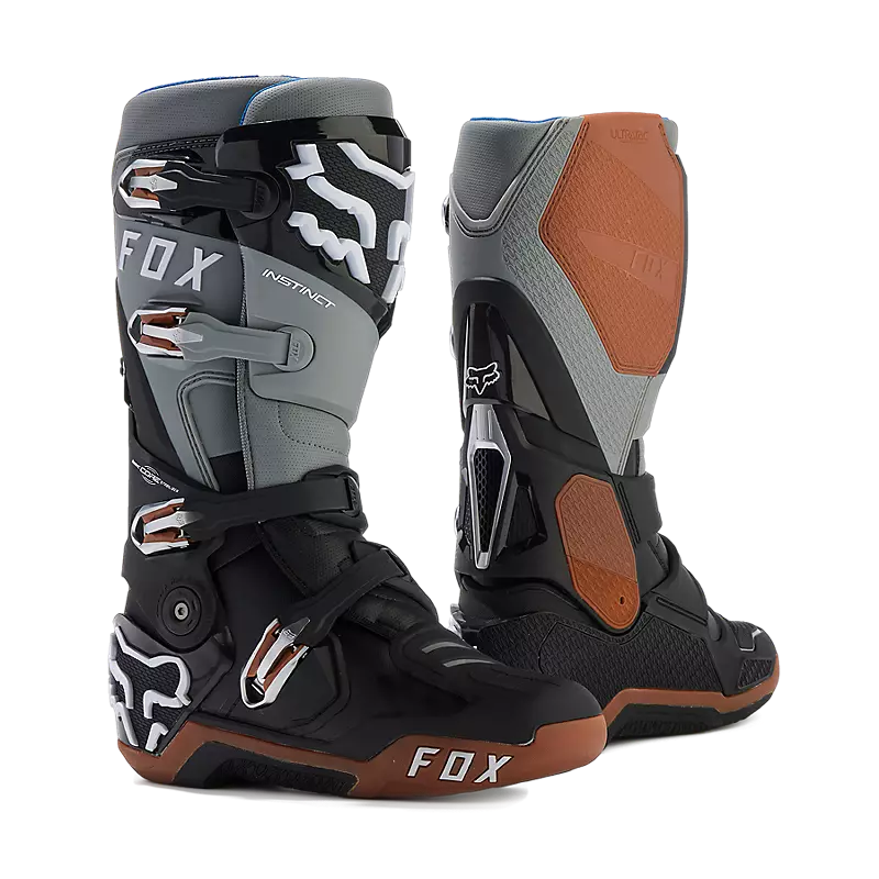 BOTA FOX INSTINCT 2.0 GRIS NEGRO