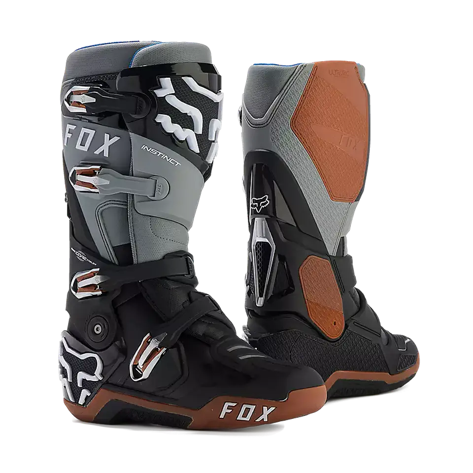 BOTA FOX INSTINCT 2.0 GRIS NEGRO 1
