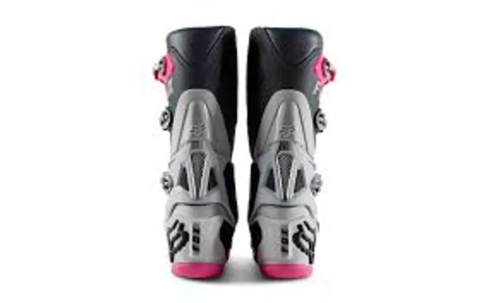 BOTA FOX INSTINCT 2.0 GRIS ROSADO 3