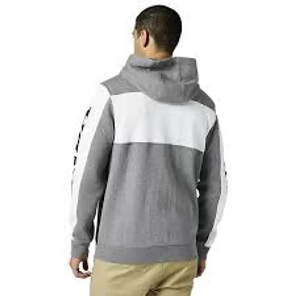 POLERON FOX HONDA ZIP FLEECE GRIS  3
