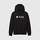 POLERON FOX CANGURO ABSOLUTE FLEECE NEGRO  - Miniatura 1