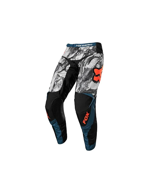 PANTALON FOX MX22 KARRERA GRIS/AZUL