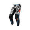 PANTALON FOX MX22 KARRERA GRIS/AZUL