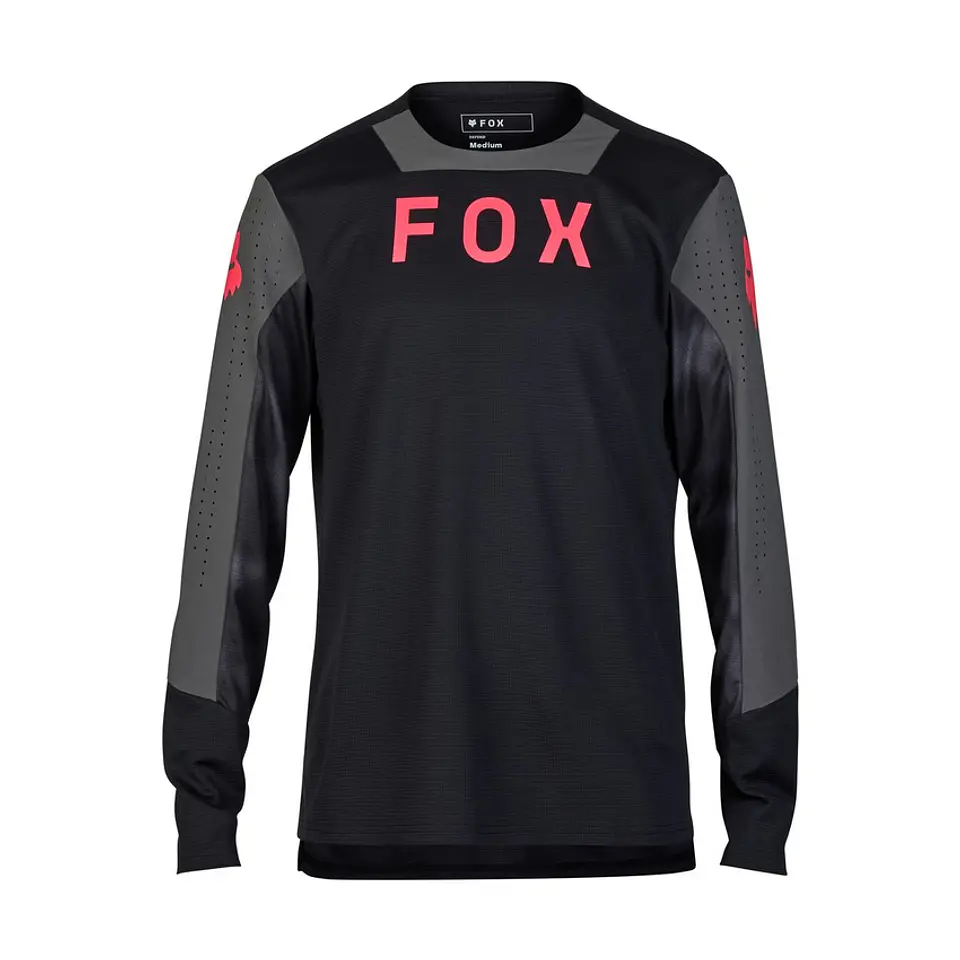 JERSEY BICICLETA FOX DEFEND NEGRO ROSADO  1