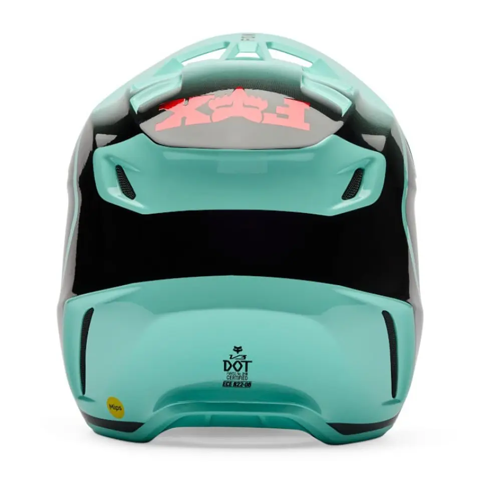 CASCO FOX V3 DRIP TURQUESA 3