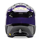 CASCO FOX V3 DRIP NEGRO MORADO - Miniatura 2