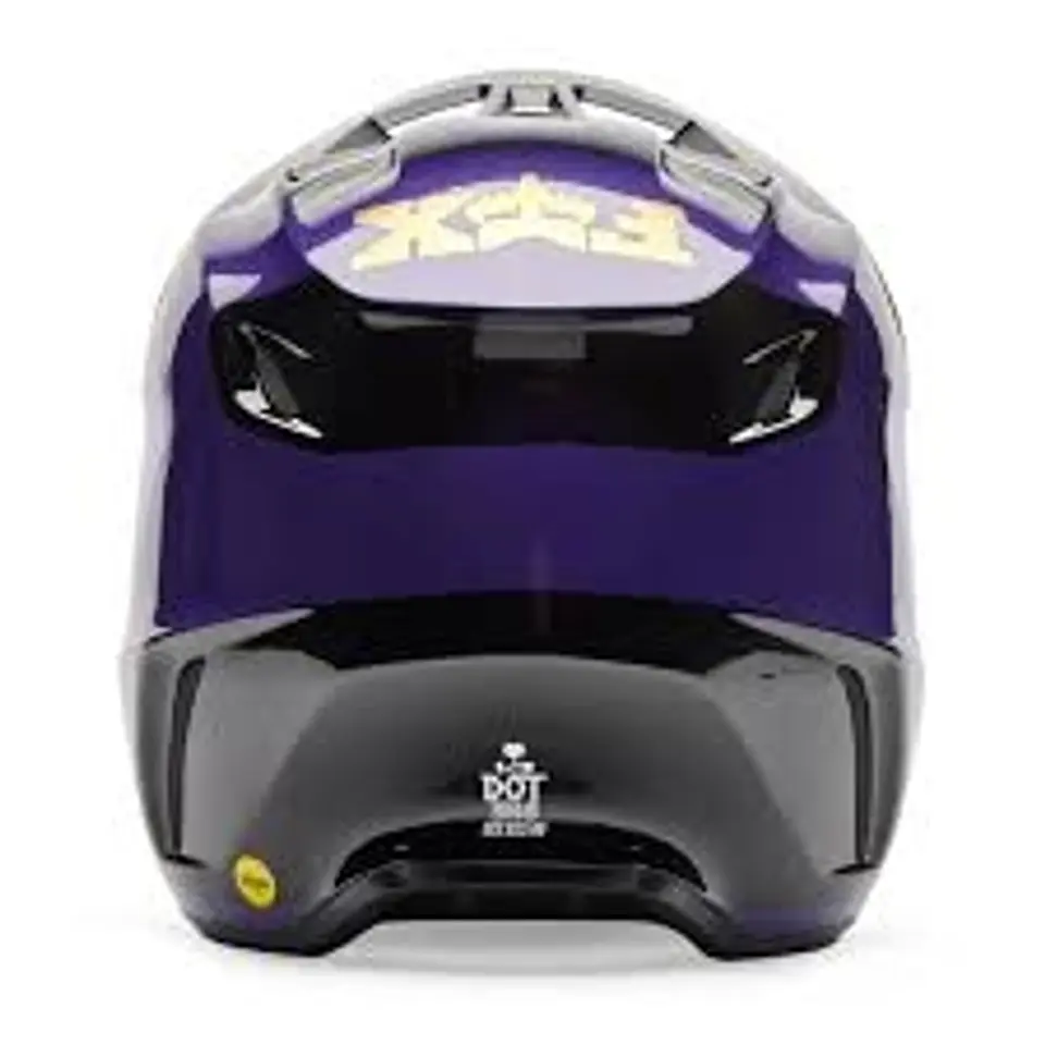 CASCO FOX V3 DRIP NEGRO MORADO 2