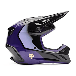 CASCO FOX V3 DRIP NEGRO MORADO