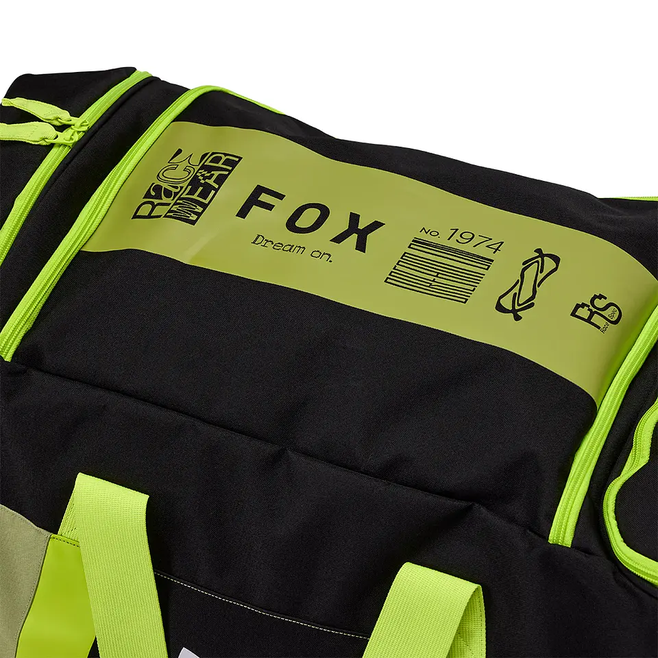 BOLSO FOX SHUTTLE 180 RACE SPEC AMARILLO ROLLER RUEDA  2