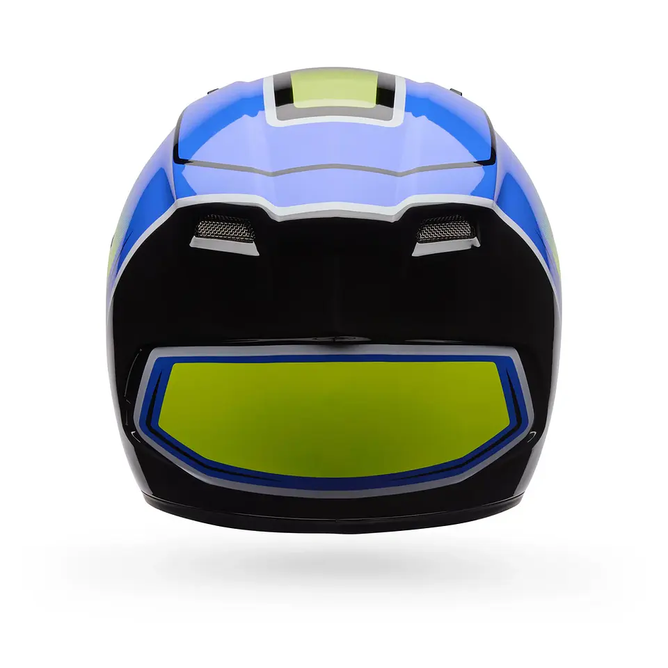 Casco Bell Qualifier Grid Azul/Amarillo 2
