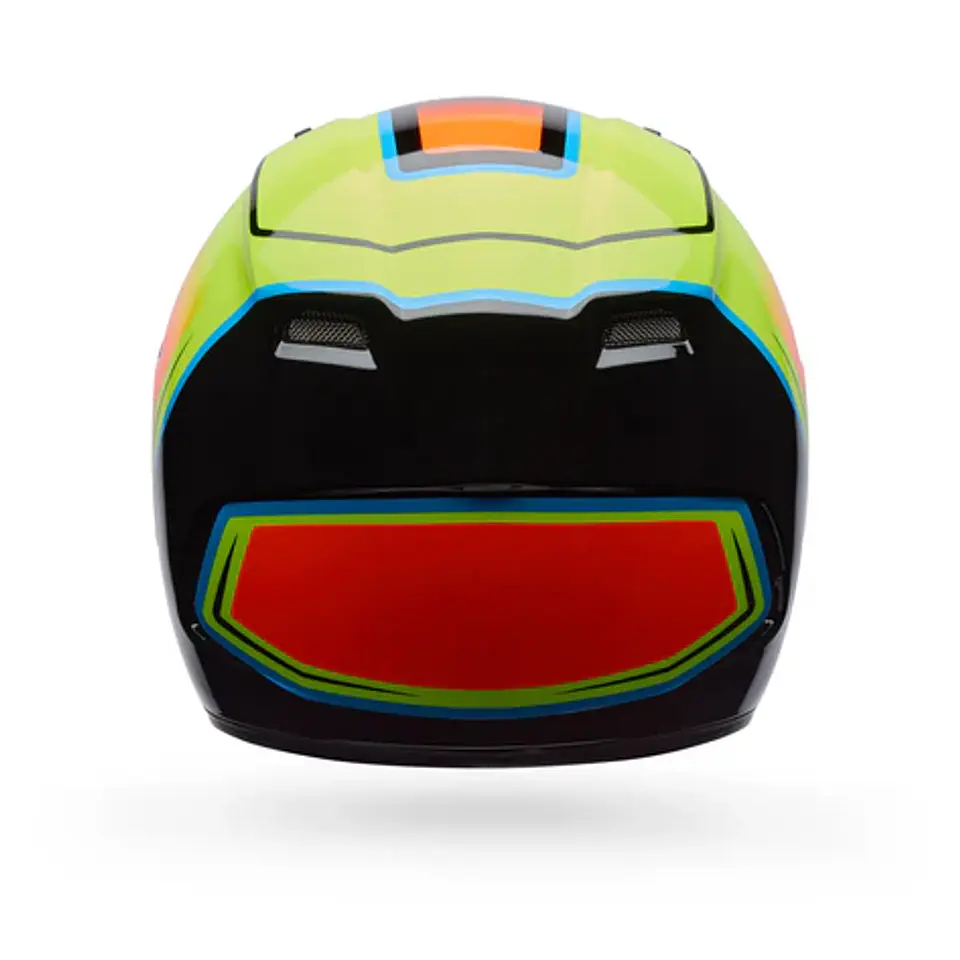 Casco Bell Qualifier Grit Amarillo Rojo 2