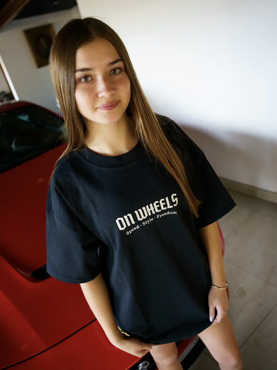 Polera On Wheels Pistons black 2