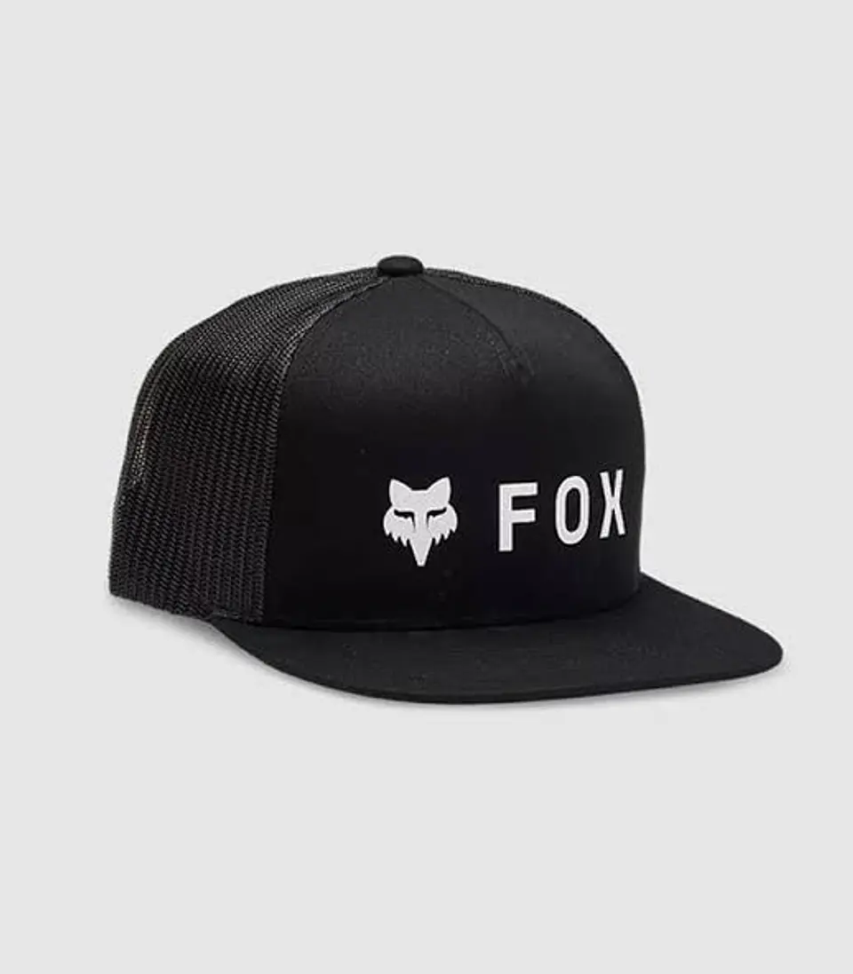 GORRO FOX ABSOLUTE MESH SNAPBACK NEGRO  1