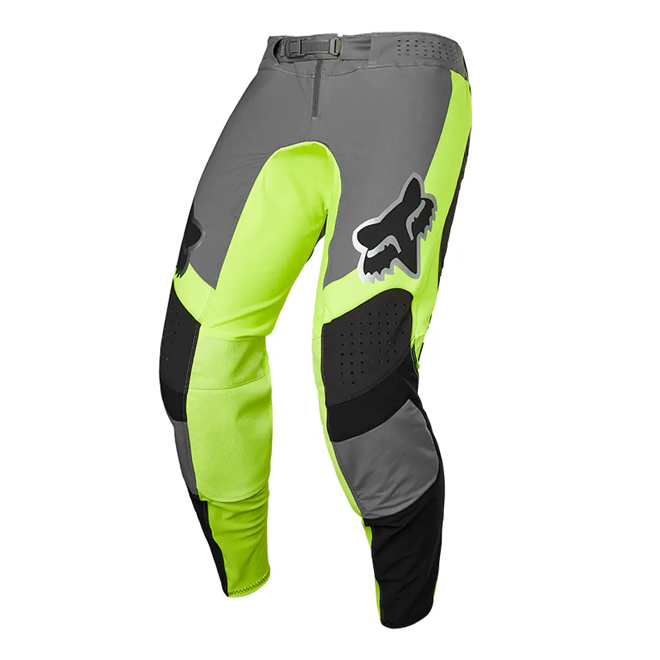 PANTALON FOX FLEXAIR MIRER NEGRO/AMARILLO  1