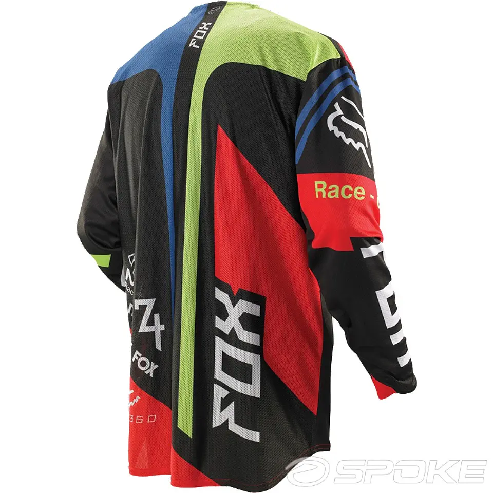 JERSEY FOX 360 INTAKE BLACK/RED 2