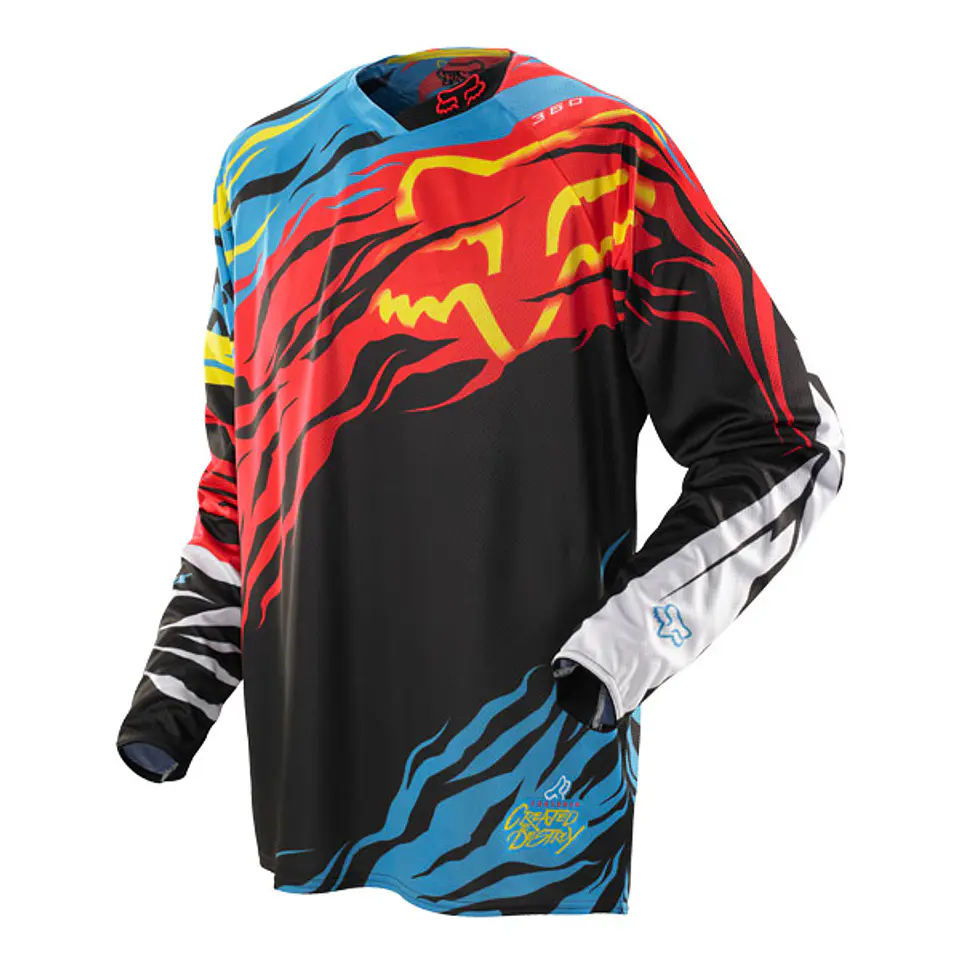 JERSEY FOX 360 FORZAKEN BLACK/RED  1