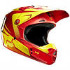 CASCO FOX NIÑO V1 IMPERIAL RED/YELLOW 