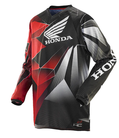 JERSEY FOX 180 HONDA RED-WHITE 