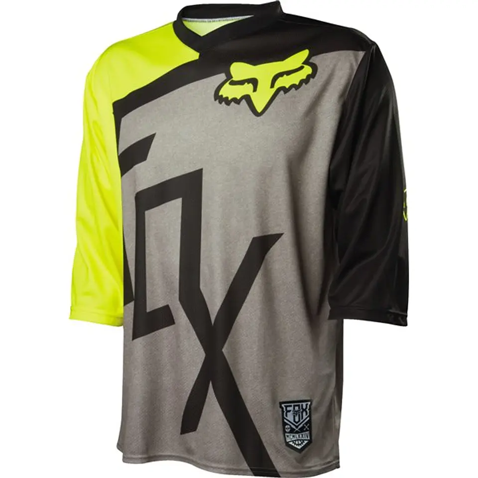 JERSEY FOX COVERT 3/4 HEATHER GREY  1