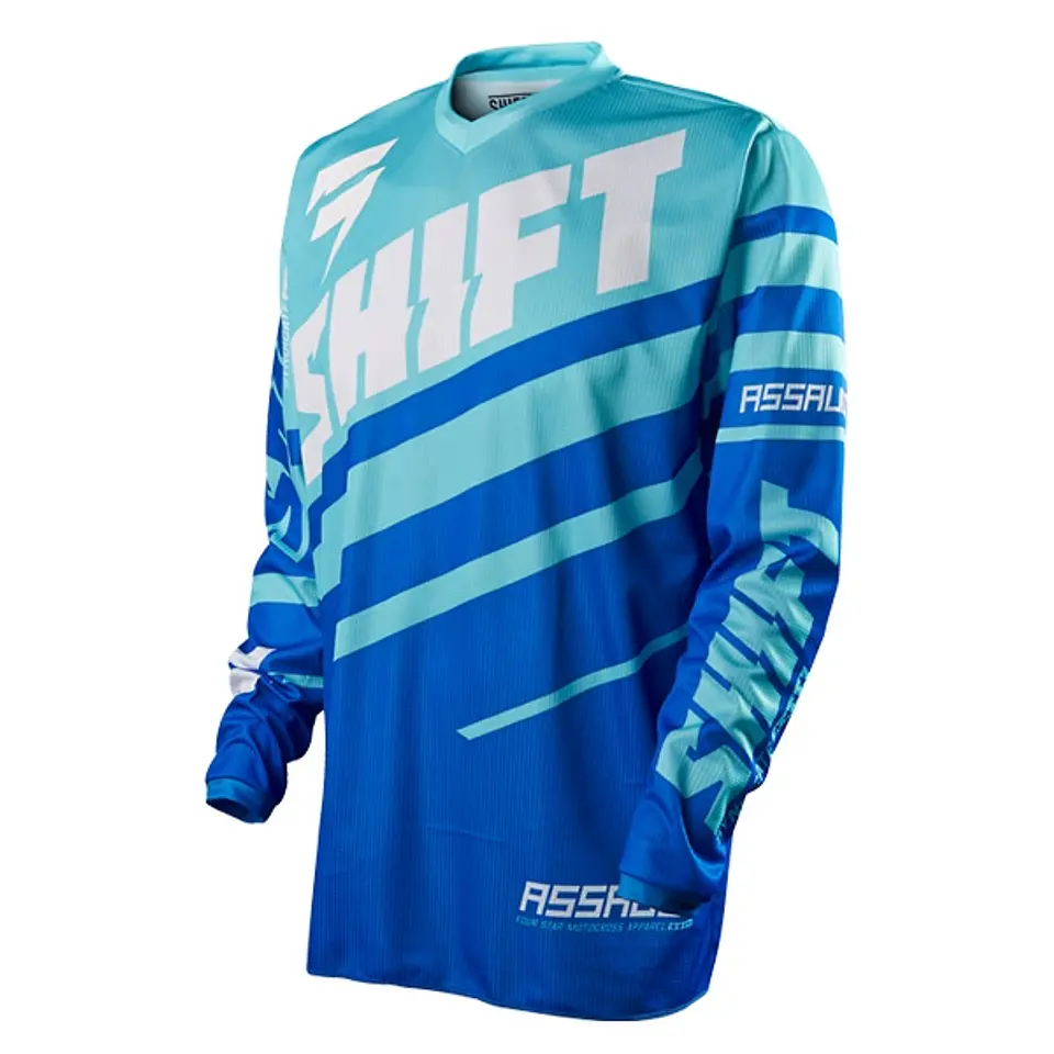 JERSEY SHIFT ASSAULT RACE CELESTE 1