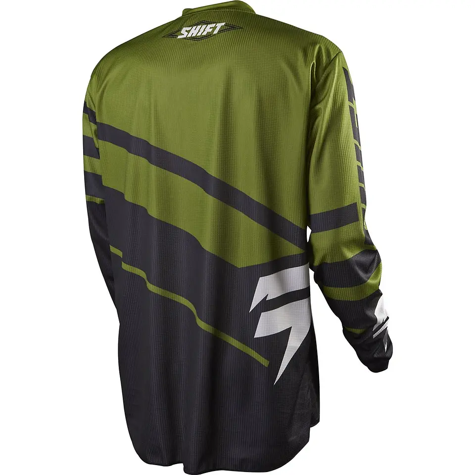 JERSEY SHIFT ASSAULT RACE NEGRO/VERDE 2