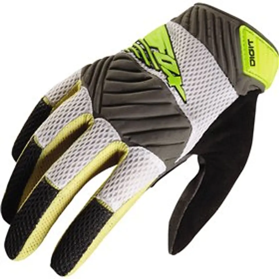 GUANTE FOX WOMAN DIGIT GRIS/AMARILLO 1