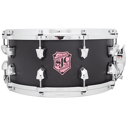 Tre Cool "Black Mamba" Snare, 6.5X14, Black Steel Shell, Die Cast Hoops, Chrome Hdw