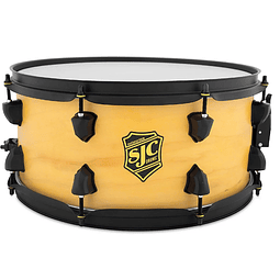 Pathfinder Snare Drum 6.5x14 Cyber Yellow Satin, Black HW