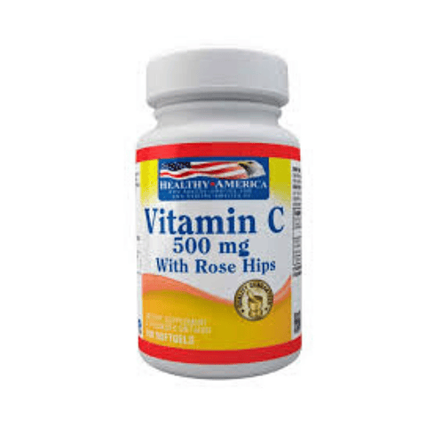 VITAMIN C 500 mg with Rose Hips and Zinc (100 Softgels)