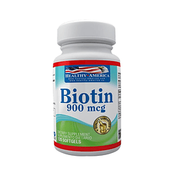 BIOTIN 900 mcg (120 SOFTGELS) - Salud para cabello y uñas