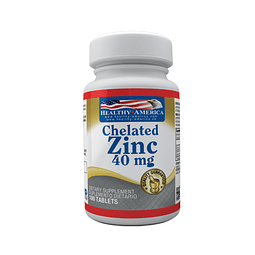CHELATED ZINC 40 mg (100 Tabletas)
