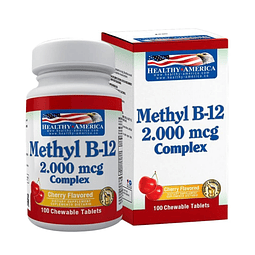 METHYL B-12 (2.000 MCG) COMPLEX (Methylcobalamin) - TABLETAS MASTICABLES