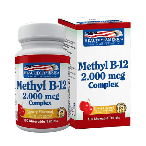 METHYL B-12 (2.000 MCG) COMPLEX (Methylcobalamin) - TABLETAS MASTICABLES